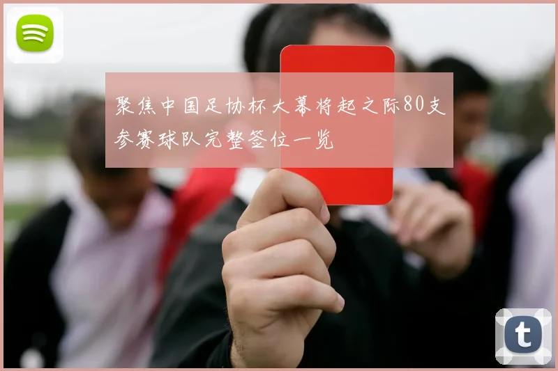 聚焦中国足协杯大幕将起之际80支参赛球队完整签位一览